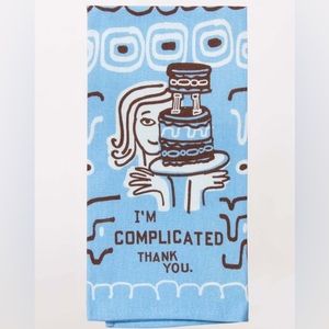 Blue Q - I’m Complicated.  Thank You - Dish Towel